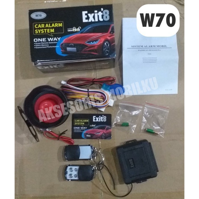 CAR ALARM MOBIL AYLA MODEL REMOT REMOTE SLEDING EXIT8