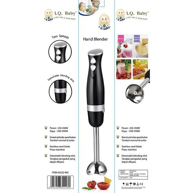 IQ Baby Hand Blender IQ-905 - Blender Tangan Penghalus Makanan Bayi