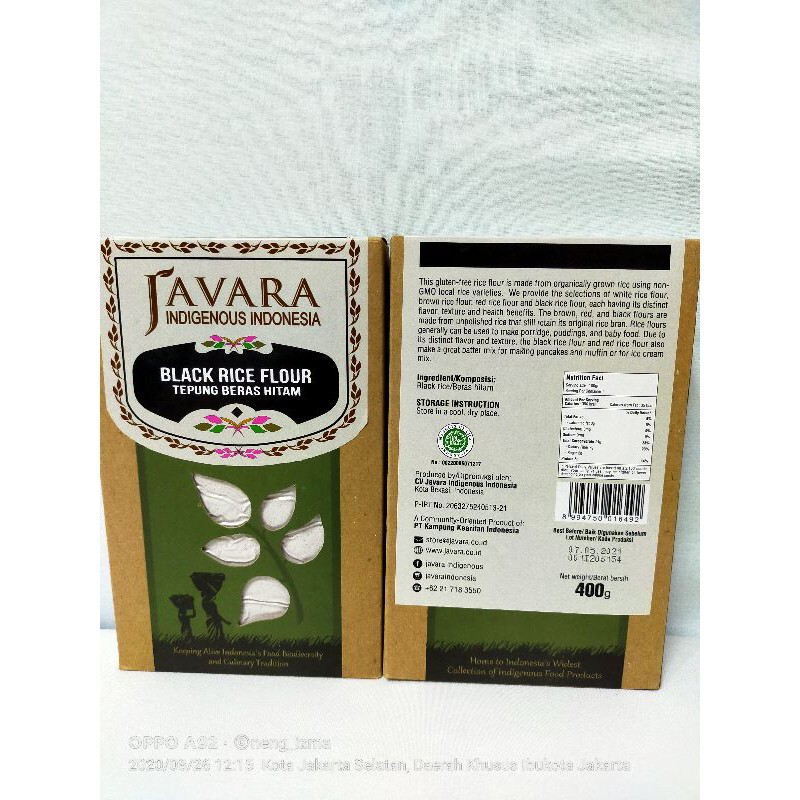 

Javara - Tepung Beras Hitam (gluten free) - 400 gr