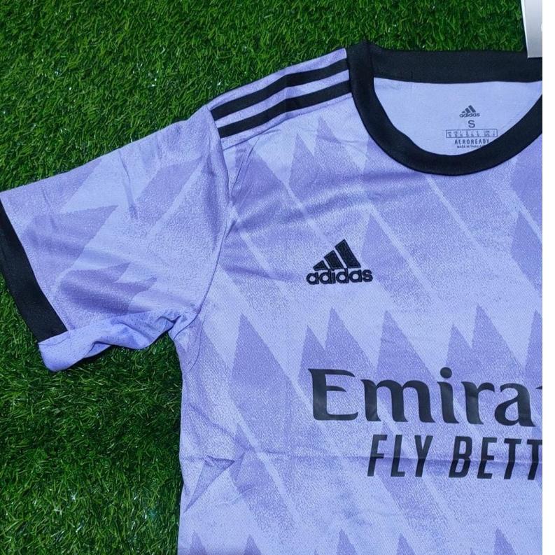 DISCOUNT  9.9 Jersey Real Madrid New 2022 2023 Away Grade Ori Impor Baju Sepak Bola Pria Madrid Ungu
