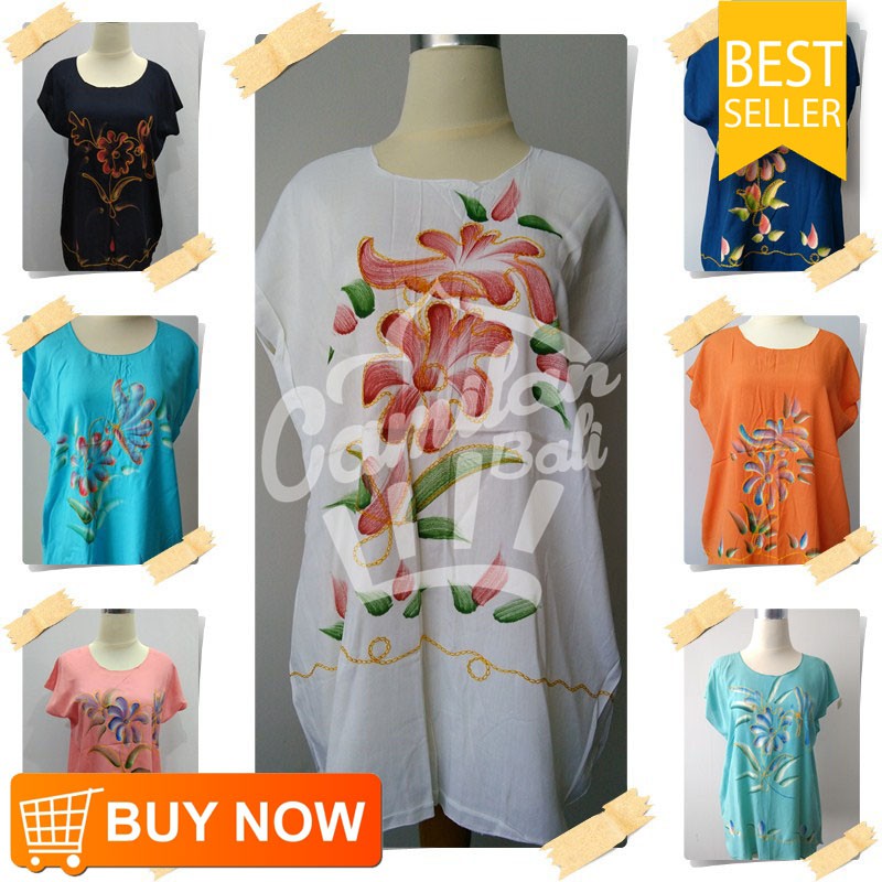  Atasan  Bordir Baju  Kaos Lks Baju  Khas Bali Shopee  Indonesia