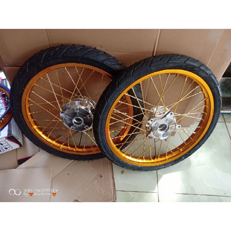 velg paketan jupiter mx new double diskring 17x140/140 plus ban