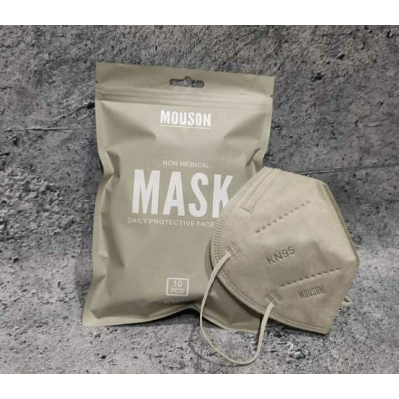 masker mouson kn95 5ply 1 pack=10pcs premium mask