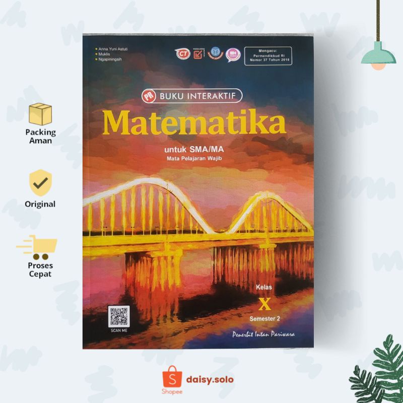 Jual Intan Pariwara Lks Buku Pr Interaktif Kelas 10 Matematika Wajib Semester 2 Dan 1 Indonesia Shopee Indonesia