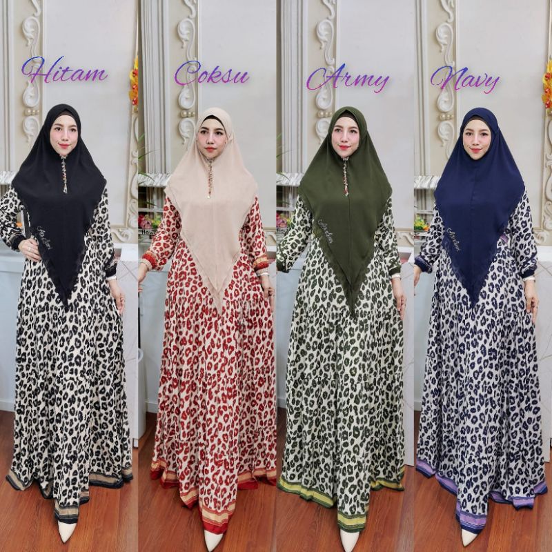 HOME DRESS LEOPARD BY ANI SYAR'I