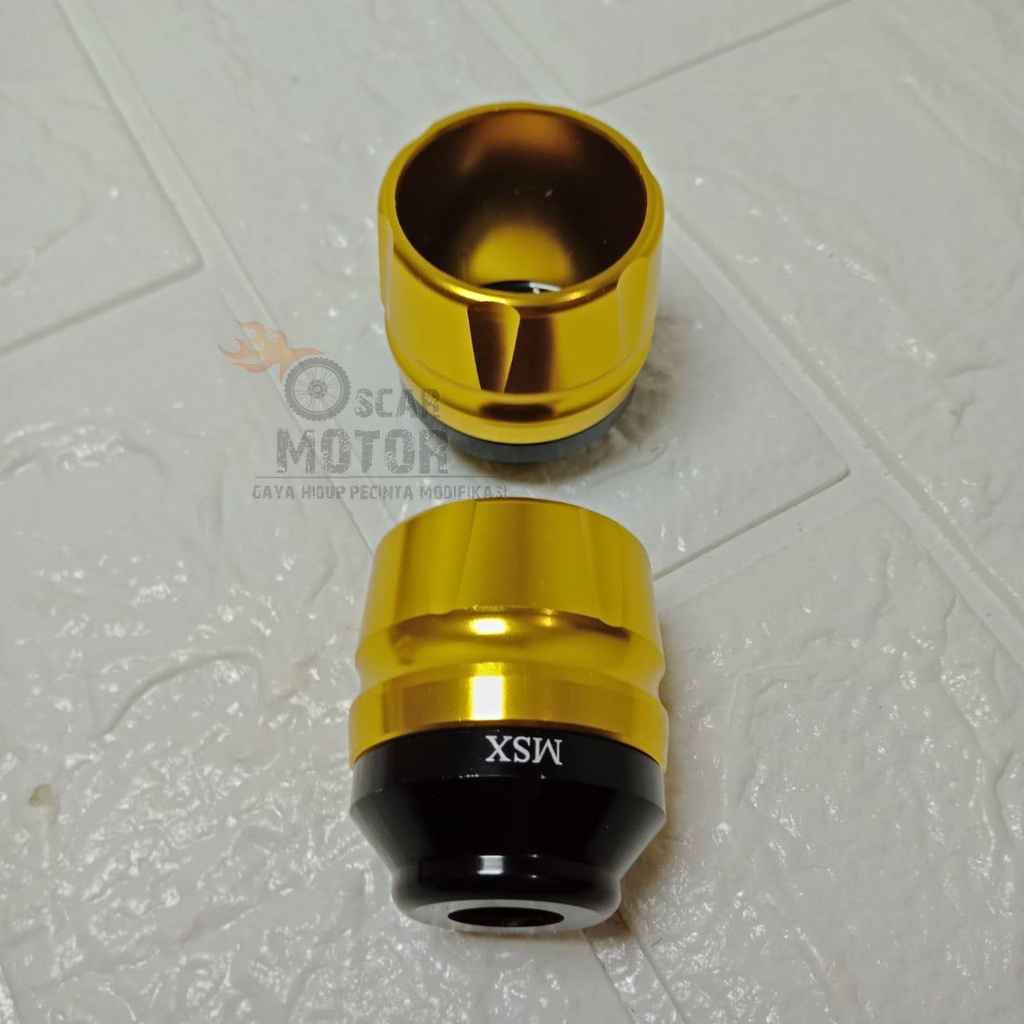 Jalu As Roda depan mini full cnc Model Corong universal semua motor Beat Mio scoopy vario nmax pcx motor