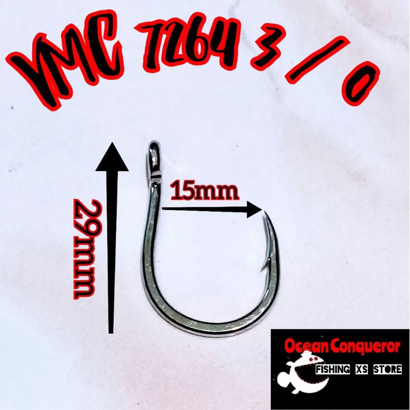 Hook VMC 7264 3/0 isi 100pcs