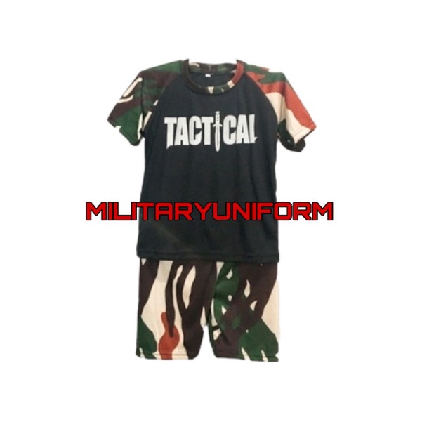 STELAN ANAK TACTIKAL PENDEK SABLON