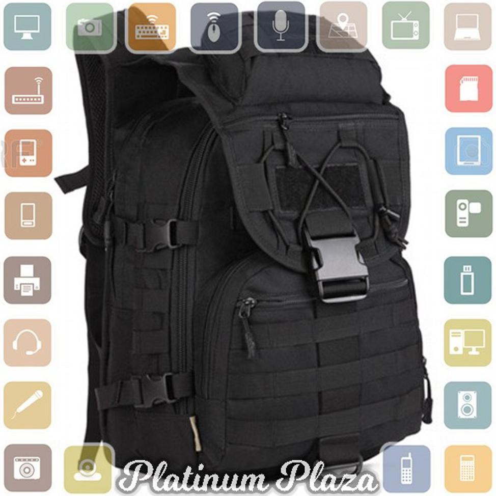 Paling Murah Tas Ransel Army Pria 40L - Black