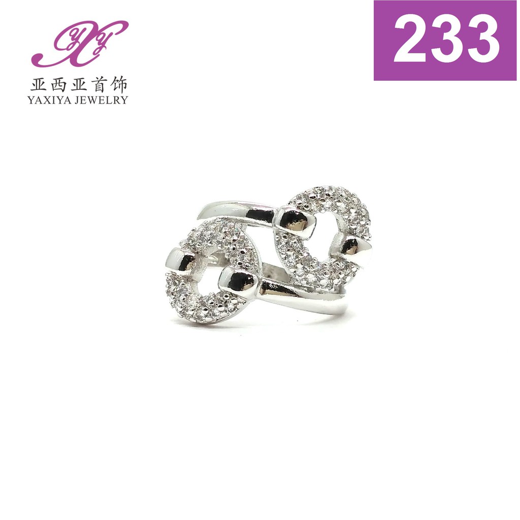 

Cincin Permata Lapis emas putih Perhiasan imitasi Yaxiya Jewelry 233