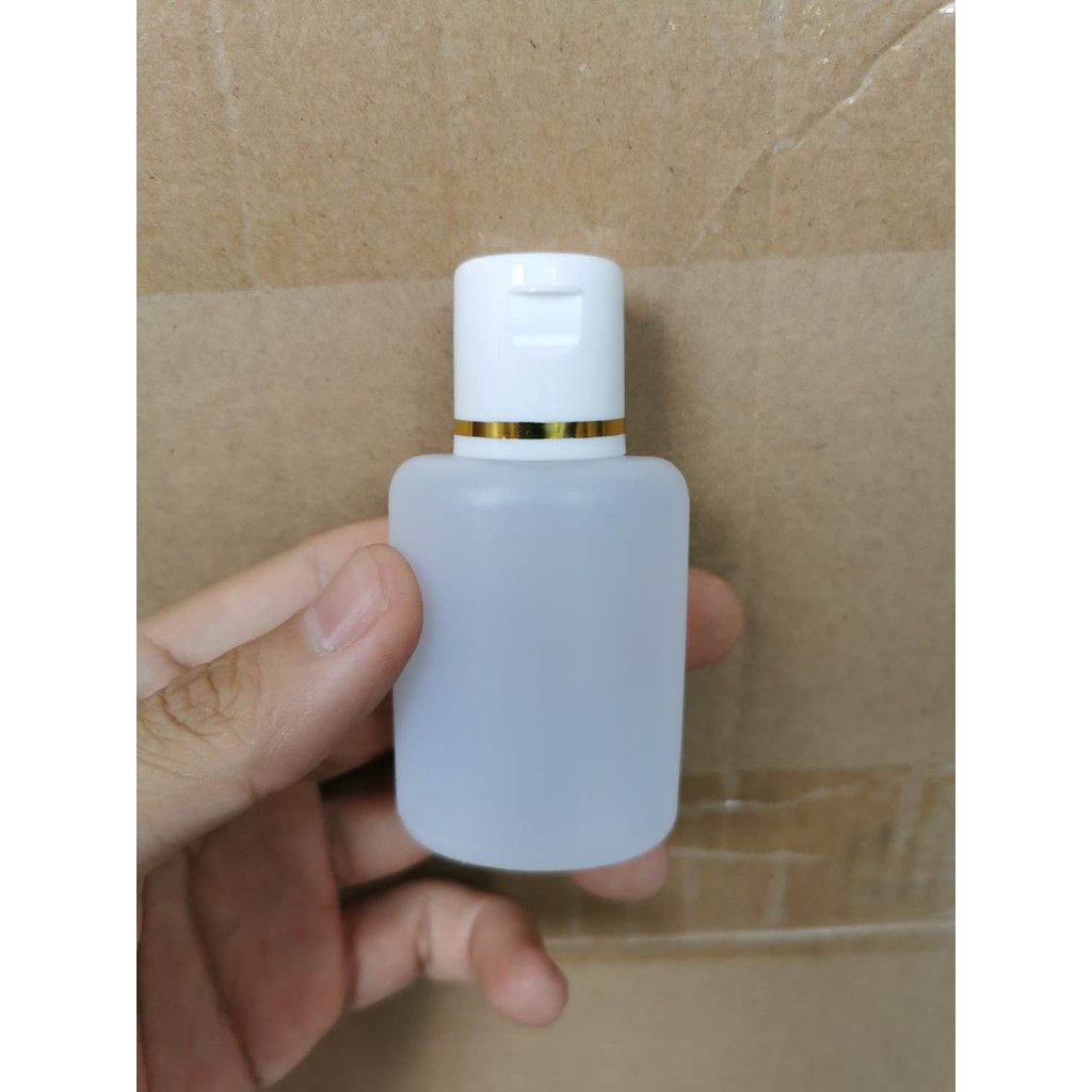 Botol DKS 30ml 30 ml. HDPE. Fliptop Flip top Putih White Toner Murah 30 60