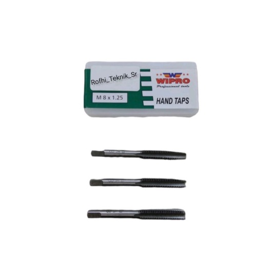 HAND TAP WIPRO M8 x 1.25, HAND TAP M8 X 1.25 WIPRO