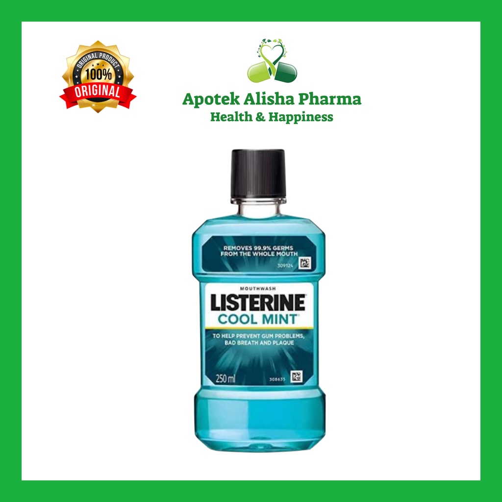 LISTERINE MOUTHWASH 100/250ml-Listerine Gargle/Listerine Obat Kumur Antiseptik/Listerin Kumur