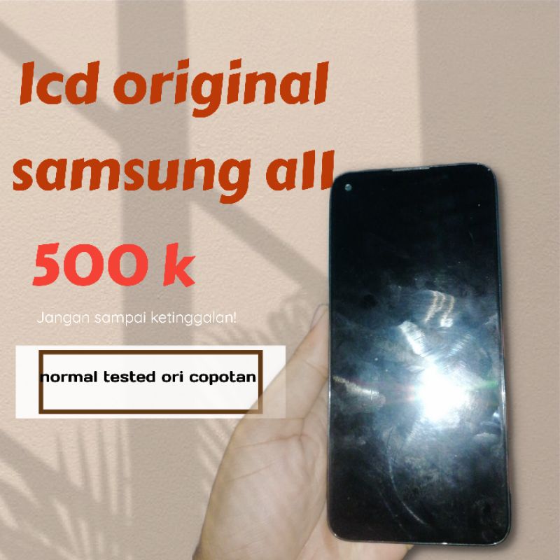lcd original samsung A11 +frame copotan