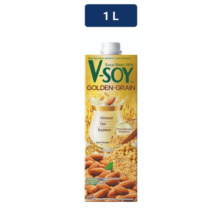 V-SOY UHT Golden Grain Soy Milk 1000ml