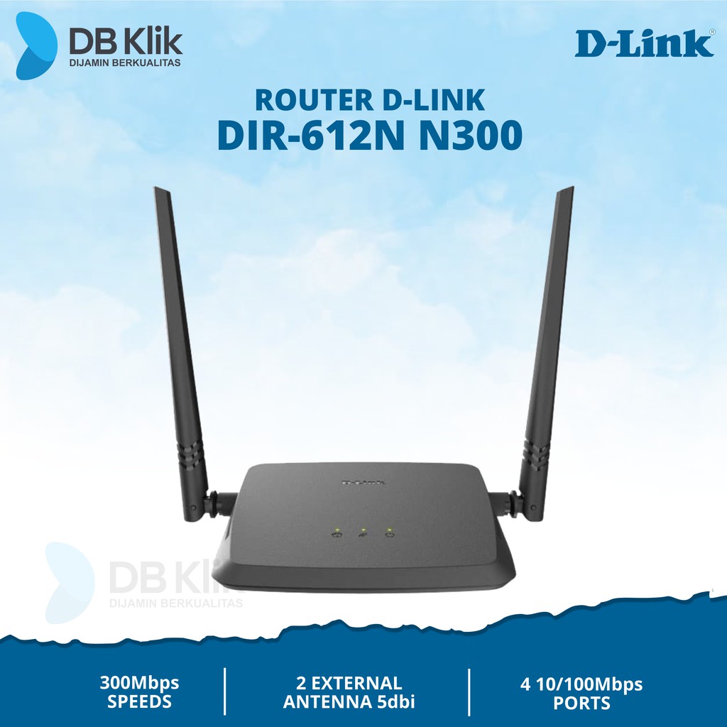 &quot;Router D-Link DLink DIR 612N 300Mbps&quot;