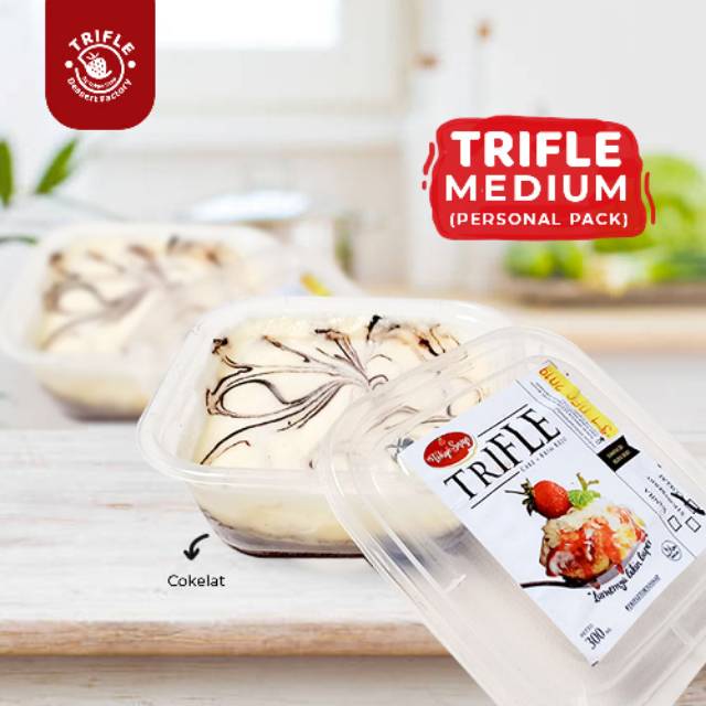 

Trifle cheese cokelat (medium/family pack)