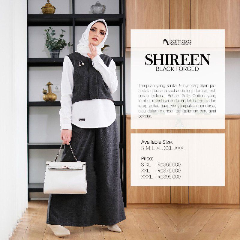 Setelan Damoza Shireen // Setelan Rok  Damoza // New Arrival// Damoza Shireen terbaru  setelan wanit