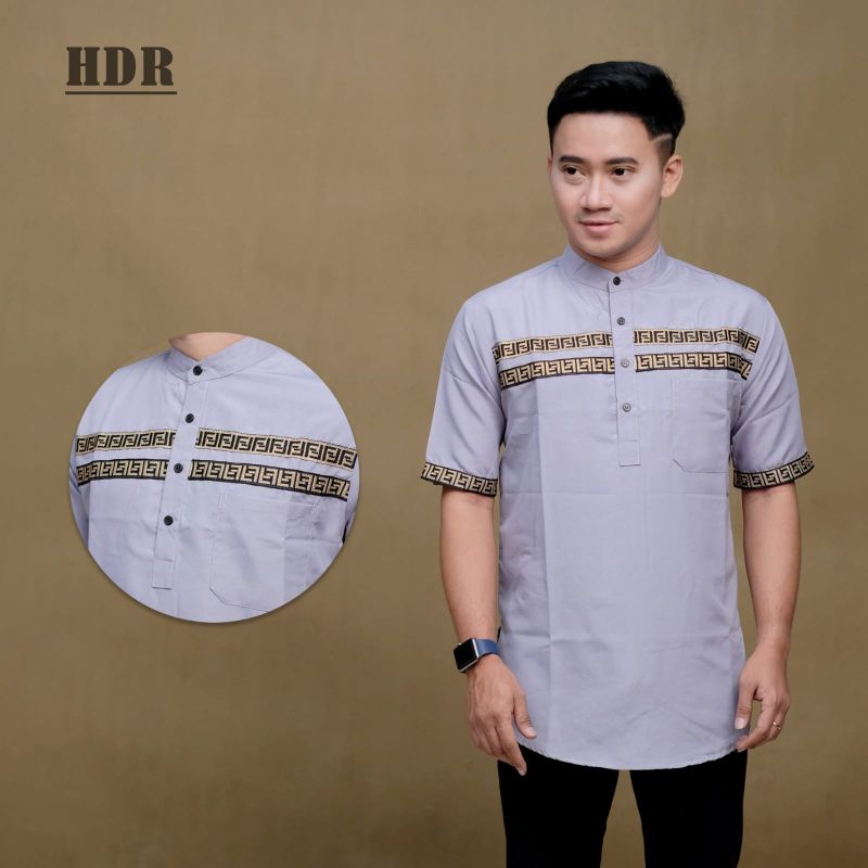 [PREMIUM] FF Kurta Lengan Pendek Bahan Toyobo (M L XL XXL)