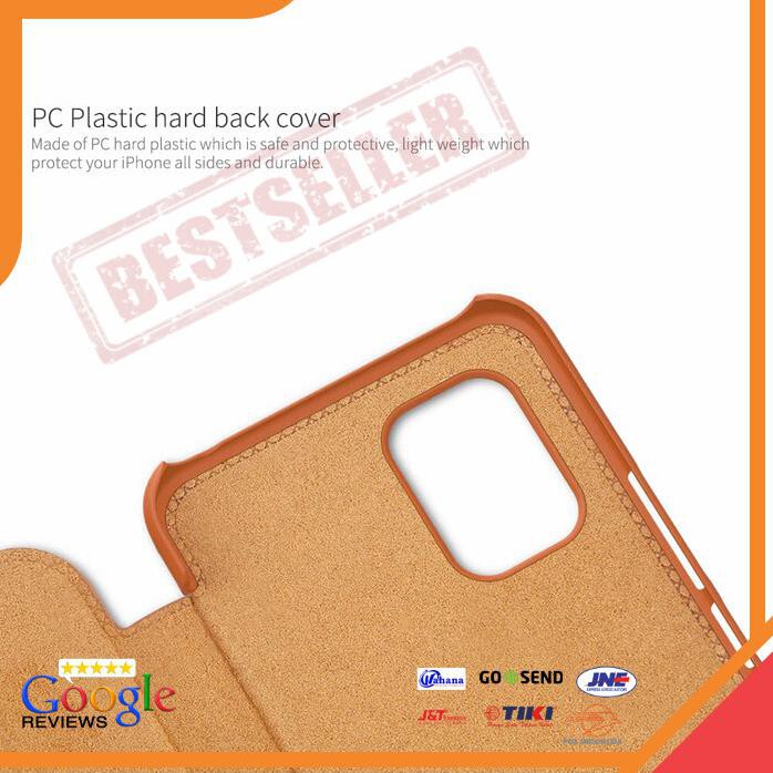 ACC HP XIAOMI MI 10 LITE MI 10 YOUTH NILLKIN QIN LEATHER ORIGINAL FLIP CASE