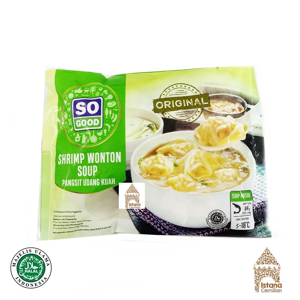 

So good Shrimp Wonton Soup pangsit udang 84 gr