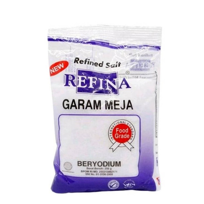 

Garam Meja Refina 250gr barcode 8993226112508