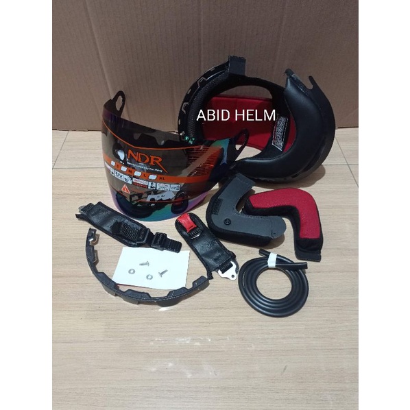 Jual Busa helm kyt 2 vision kyt 1 vision fullset kancing klip BESI dan