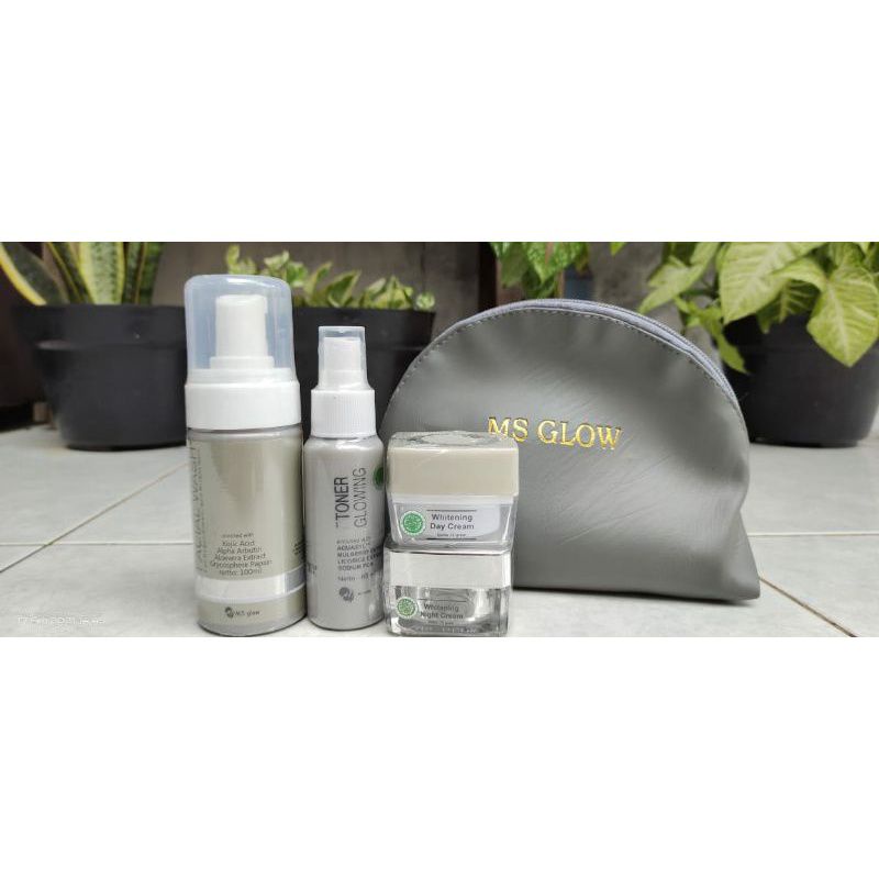 ( Bisa Cod )Ms glow Original_ Paket Wajah Ms Glow skincare BPOM