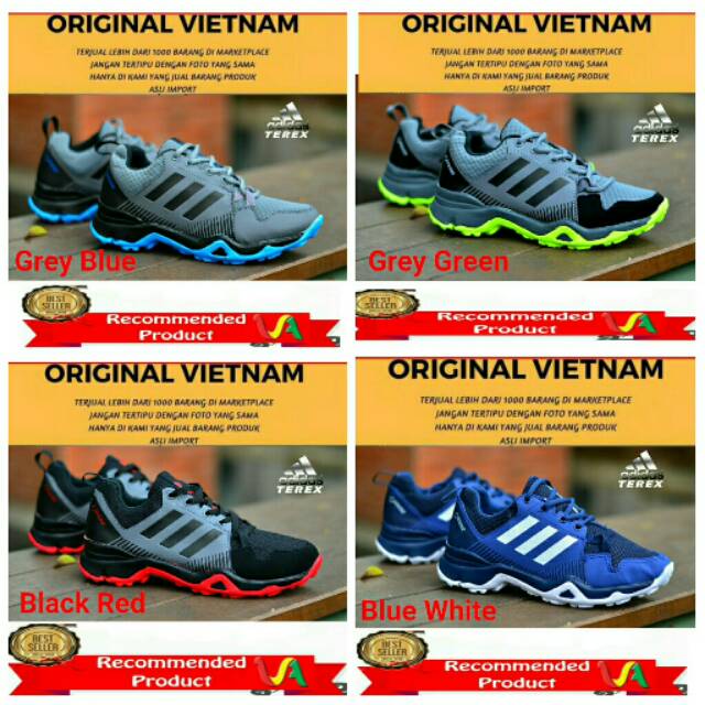 Sneaker Pria Batam ELIZA Darlene Casually Sneakers Merah Hitam Biru Bernapas New