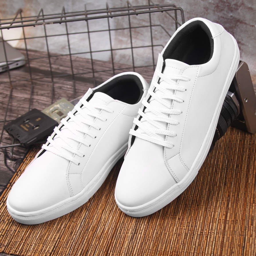 VICTOR FULL WHITE |ManNeedMe x ARF| Sepatu Sneakers Pria Casual ORIGINAL