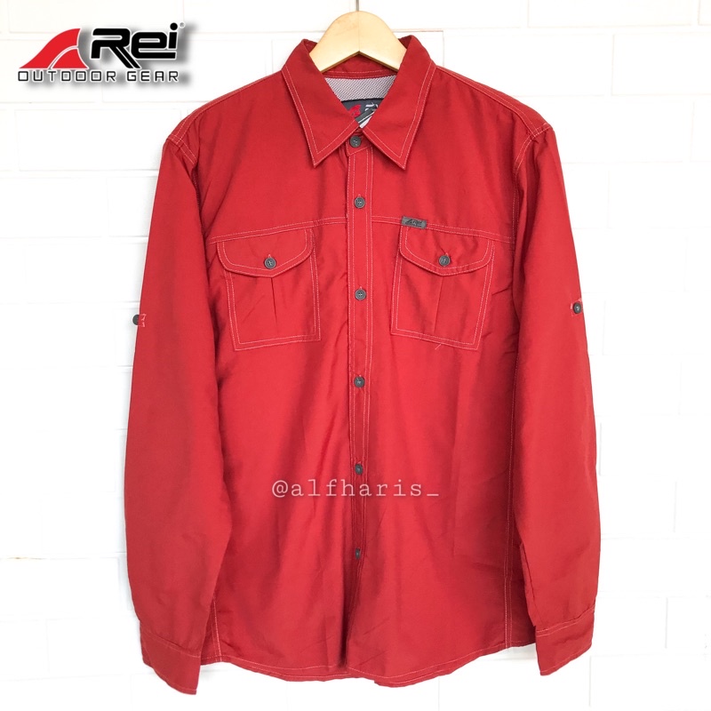 Kemeja Rei Mercy Peak Original - Merah