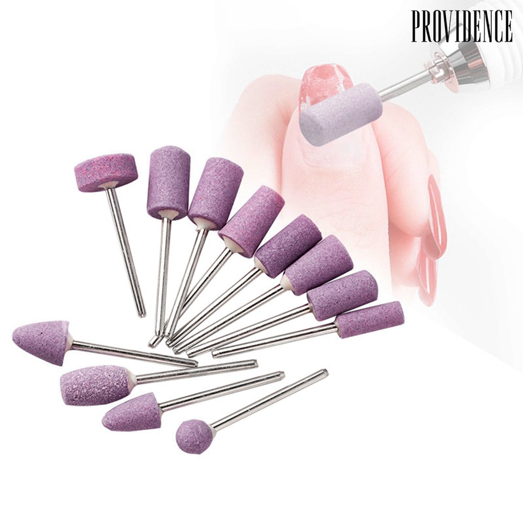 Providence 12pcs / Set Mata Bor Pengikir Kuku Untuk Manicure / Pedicure