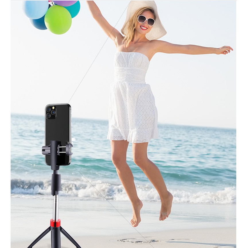 Bluetooth tripod selfie stick pemotretan horizontal dan vertikal dudukan ponsel langsung Y11 selfie