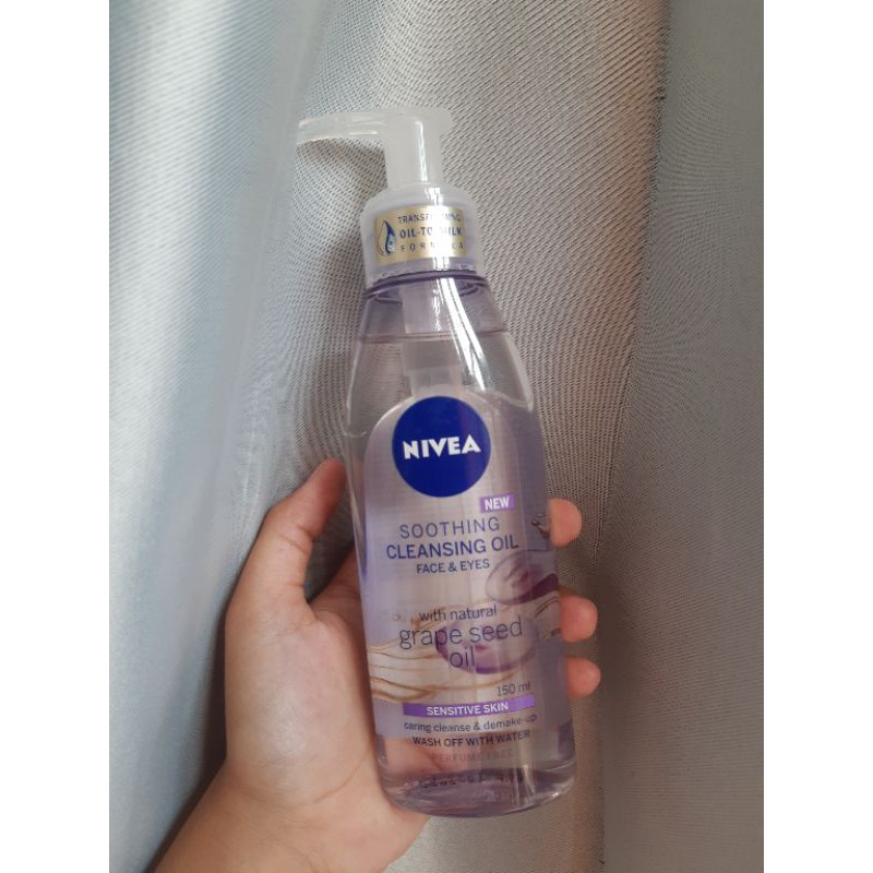 Nivea cleansing oil grape seed