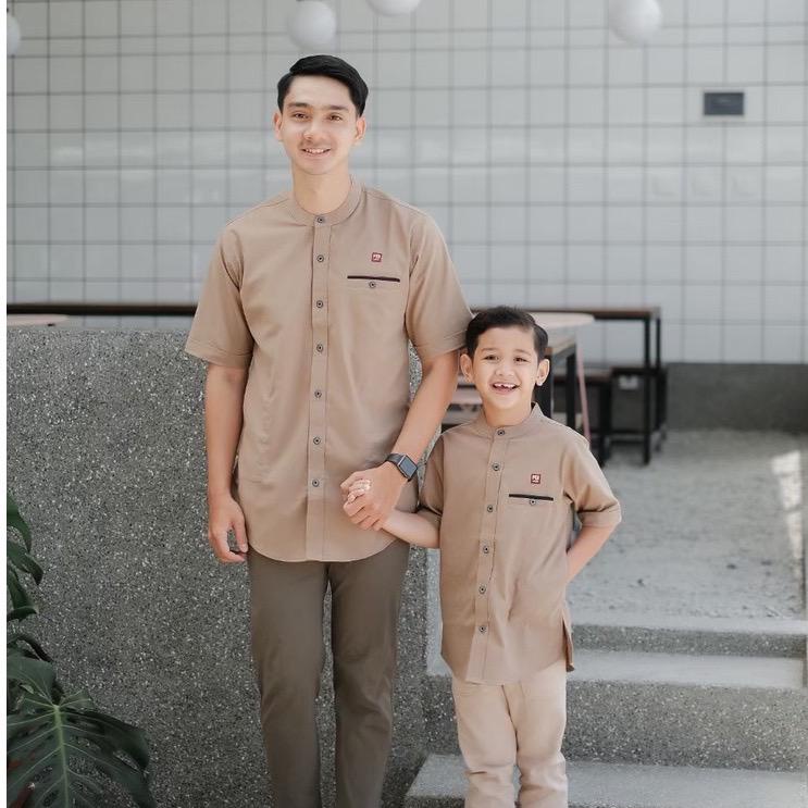 KOKO COUPLE AYAH DAN ANAK HARGA TERPISAH BAHAN KATUN ADEM