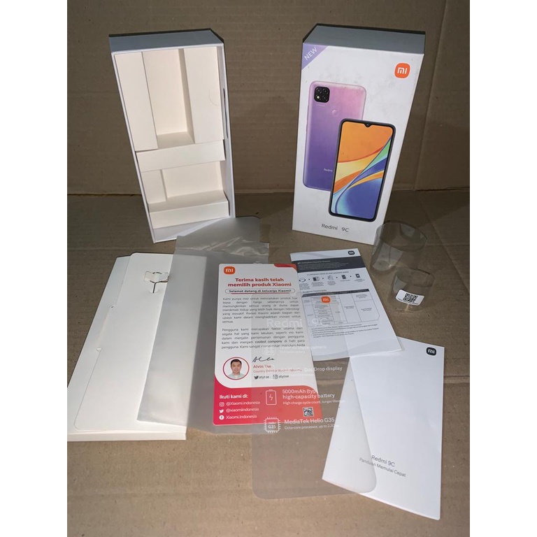 

Kardus Box Dus Redmi 9C 2021 Lengkap Original 100% Copotan Asli – Lavender Purple - Redmi 9C Lavender Purple Ungu