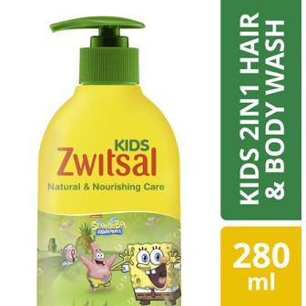 Zwitsal Kids 2in1 Hair&Body Wash 280 ML
