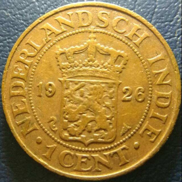 Koin jaman Belanda 1 cent tahun 1926