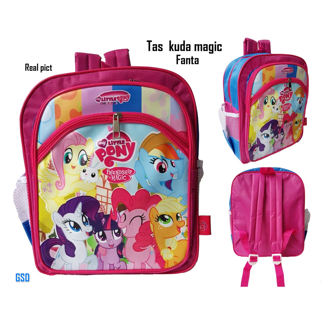 Tas kuda magic fanta/tas anak sekolah cewe murah/ransel anak perempuan murah/tas punggung anak cewe