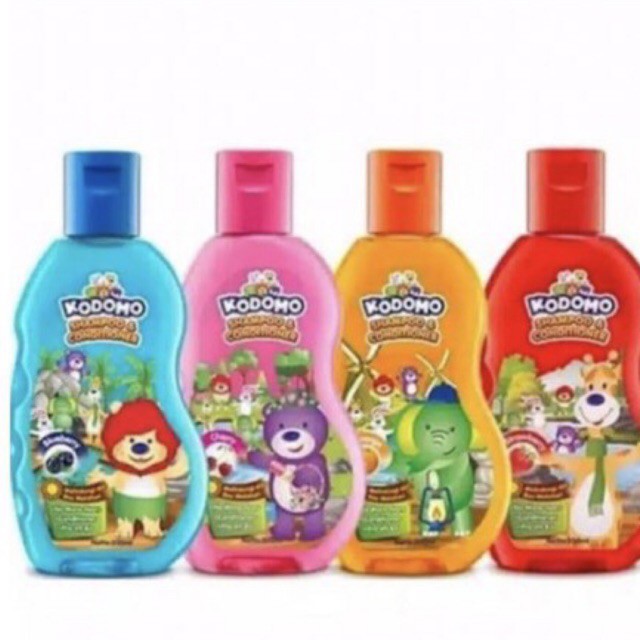 Kodomo Gel Shampoo &amp; Conditioner 200ml - Kodomo Shampo Anak 4Variant 200ml