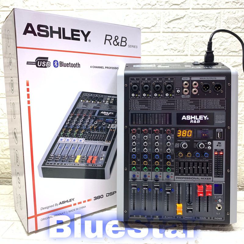 Mixer Ashley R&B 4 Original RNB 4 Channel Bluetooth - USB