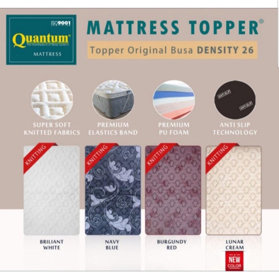 Matras Topper QUANTUM Pelapis Springbed