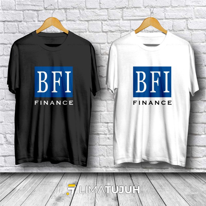 Kaos BFI Finance Logo Baju Distro Bahan Combed 30s Premium (YSC)
