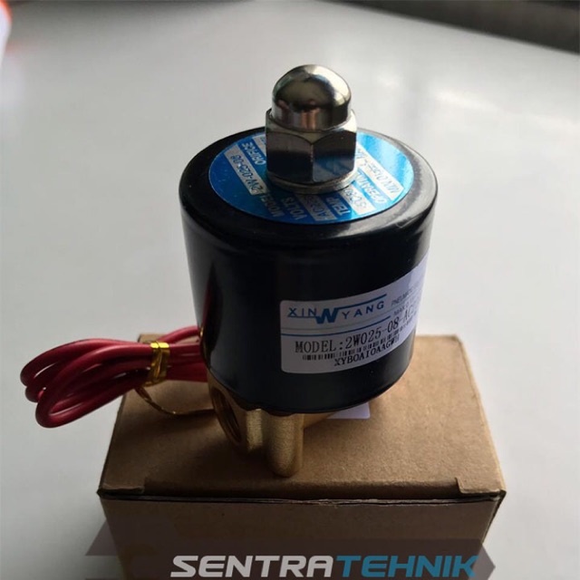 Solenoid Valve 1/4” Normally Closed 220VAC Solenoid Mesin Pengering Pneumatic