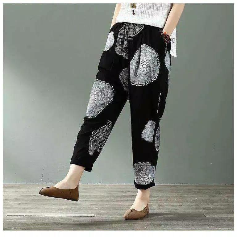 GS - Patterns Pant//Celana Terbaru Wanita