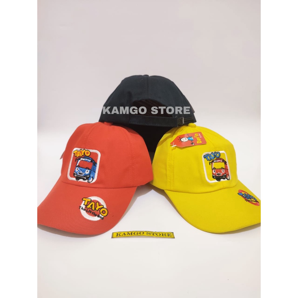 Topi tayo anak bordir topi anak laki laki motif tayo