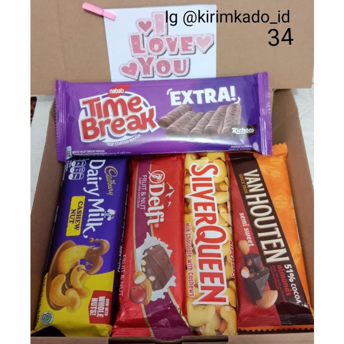 

kado birthday wedding gift kado hampers parcel coklat valentine murah box