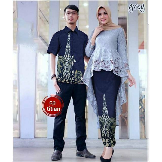 30+ Ide Gambar Baju Couple Kebaya Kondangan