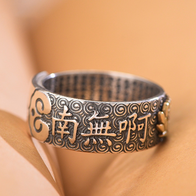 National Cincin Model Terbuka Gaya Vintage Untuk Pria