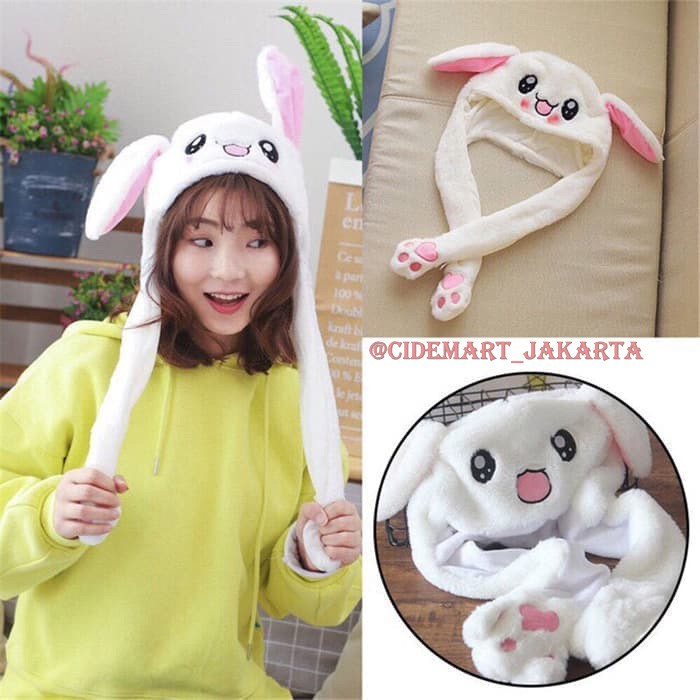 [BISA COD] TOPI KELINCI LUCU BUNNY HAT / MAGIC RABBIT HAT KOREA / TOPI KPOP